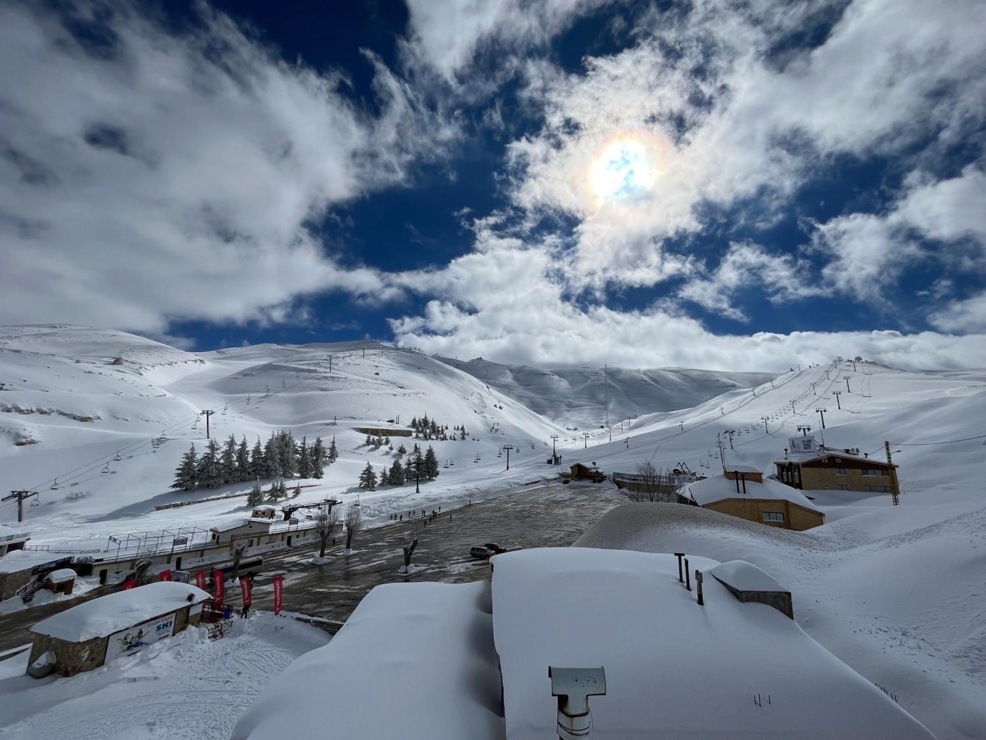 L'Escale Du Mzaar Apartment Faraya Luaran gambar